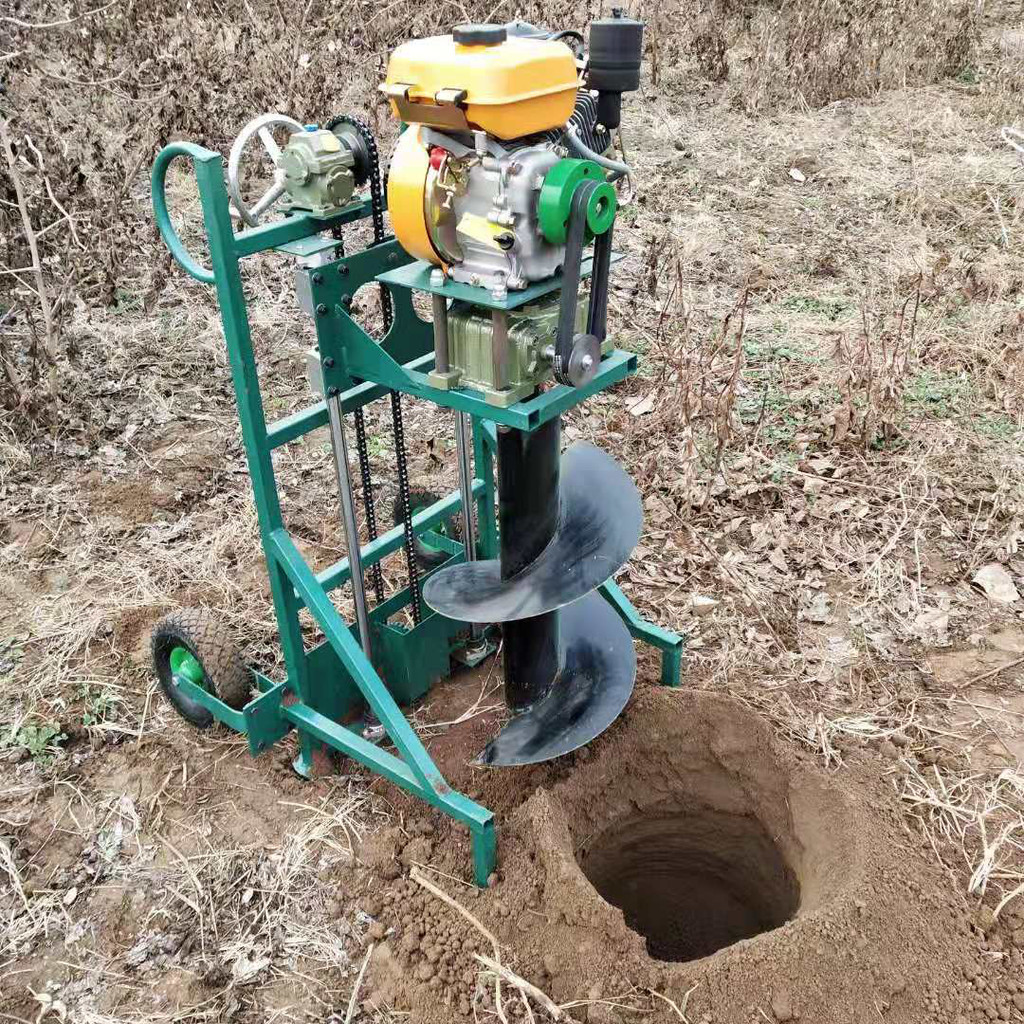 植樹挖坑機和小型植樹挖坑挖掘機價格