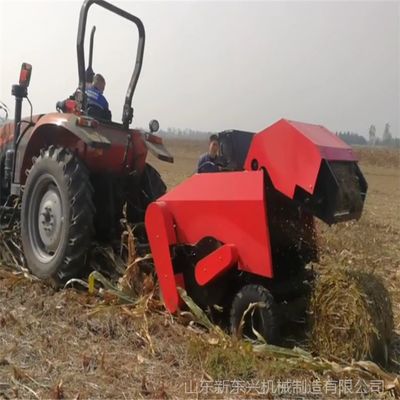 小型拖拉機秸稈撿拾打捆機和玉米秸稈撿拾打捆機視頻